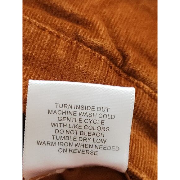 Women's size 14 Brown Corduroy Wide Leg Fall Pants by ModCloth - Picture 10 of 12